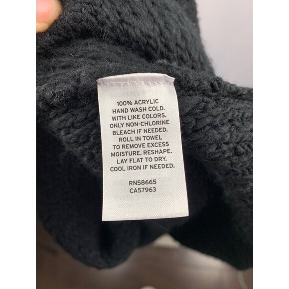 Treasure & Bond XS Black Textured Zip-Up Sweater Jacket - Picture 3 of 5